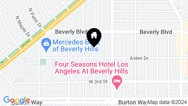 Map of 403 N Oakhurst Dr Unit: 105, Beverly Hills CA, 90210