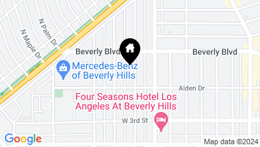 Map of 411 N Oakhurst Drive 408, Beverly Hills CA, 90210