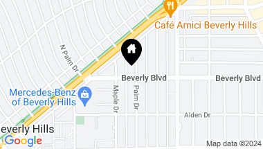 Map of 425 N Palm Drive 302, Beverly Hills CA, 90210