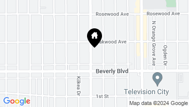 Map of 340 N Crescent Heights Boulevard, Los Angeles CA, 90048