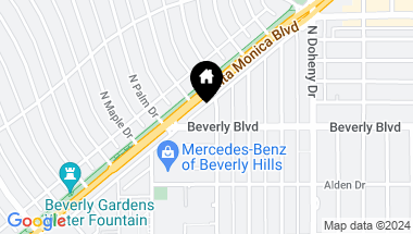Map of 425 N Maple Drive 601, Beverly Hills CA, 90210