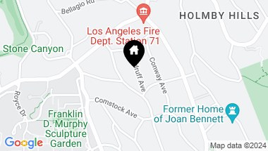 Map of 245 Woodruff Ave, Los Angeles CA, 90024