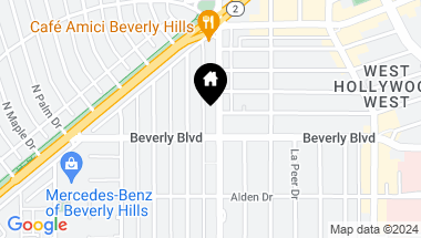 Map of 431 N Doheny Dr Unit: 6, Beverly Hills CA, 90210