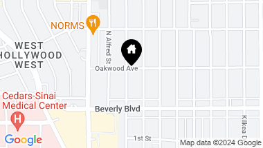 Map of 362 N Croft Avenue, Los Angeles CA, 90048