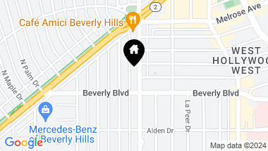 Map of 433 N Doheny Drive 302, Beverly Hills CA, 90210