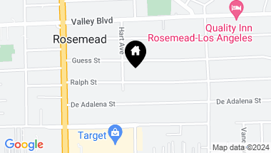 Map of 9221 Ralph Street, Rosemead CA, 91770