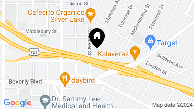 Map of 3452 Plata Street, Los Angeles CA, 90026