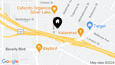 Map of 3456 Plata Street, Los Angeles CA, 90026