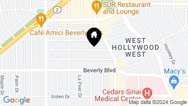 Map of 8840 Ashcroft Ave, West Hollywood CA, 90048