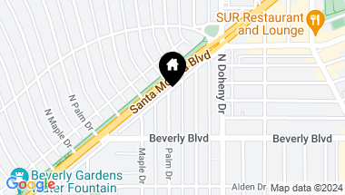 Map of 450 N Palm Drive 306, Beverly Hills CA, 90210