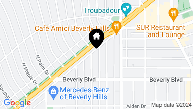 Map of 460 N Palm Dr Unit: 505, Beverly Hills CA, 90210