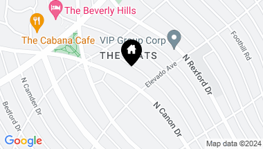 Map of 706 N Canon Drive, Beverly Hills CA, 90210