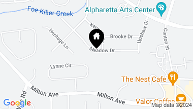 Map of 270 Meadow Drive, Alpharetta GA, 30009