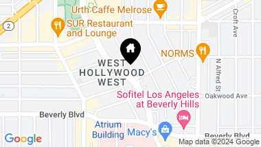 Map of 417 NORWICH Drive, West Hollywood CA, 90048