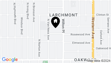 Map of 5037 Rosewood AVE Unit: 104, LOS ANGELES CA, 90004