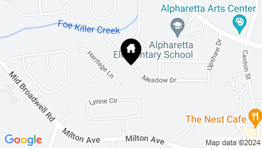 Map of 312 Meadow Drive, Alpharetta GA, 30009