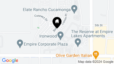 Map of 11054 Verve Drive, Rancho Cucamonga CA, 91730