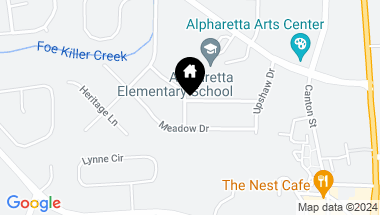 Map of 244 Brooke Drive, Alpharetta GA, 30009