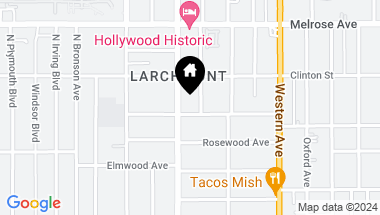 Map of 5057 MAPLEWOOD AVE Unit: 104, LOS ANGELES CA, 90004