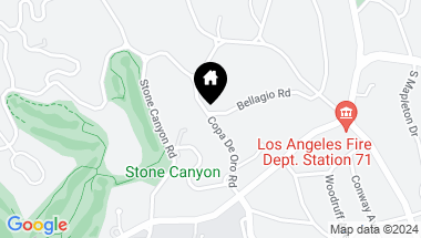 Map of 0 Copa De Oro Road, Los Angeles CA, 90077