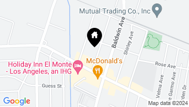 Map of 4007 Eunice Avenue, El Monte CA, 91731
