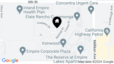 Map of 11005 Skyglow Dr, Rancho Cucamonga CA, 91730
