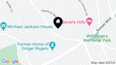 Map of 916 BENEDICT CANYON Drive, Beverly Hills CA, 90210
