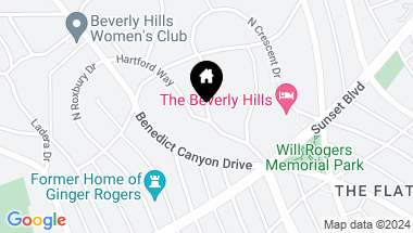 Map of 901 OXFORD Way, Beverly Hills CA, 90210