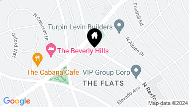 Map of 809 N Rexford Drive, Beverly Hills CA, 90210