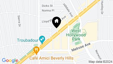 Map of 9001 Santa Monica Blvd Unit: 506, West Hollywood CA, 90069