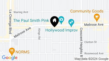 Map of 660 N Sweetzer Ave Unit: 202, Los Angeles CA, 90048