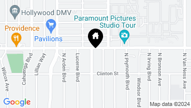 Map of 646 N Larchmont Boulevard, Los Angeles CA, 90004