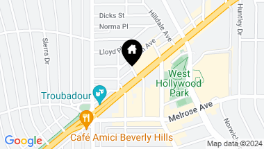 Map of 9001 Santa Monica Blvd Unit: 406, West Hollywood CA, 90069