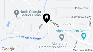 Map of 220 Mayfield Circle, Alpharetta GA, 30009