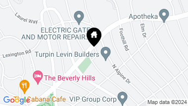 Map of 9570 SUNSET Boulevard, Beverly Hills CA, 90210