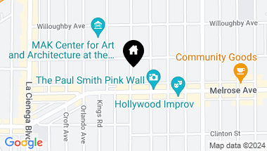 Map of 728 N Sweetzer AVE Unit: 117, LOS ANGELES CA, 90069