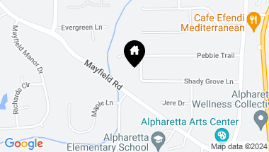 Map of 290 Shady Grove Lane, Alpharetta GA, 30009