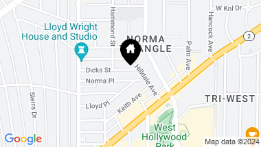 Map of 8940 DICKS Street, West Hollywood CA, 90069