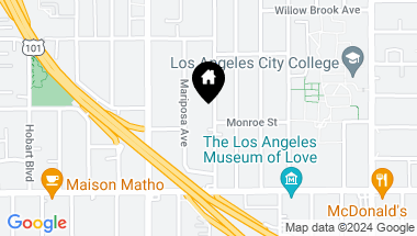 Map of 801 N Alexandria Ave Unit: 803 1/2, Los Angeles CA, 90029