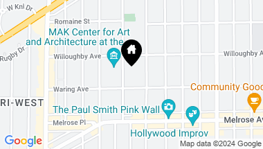 Map of 838 N Kings RD Unit: 306, WEST HOLLYWOOD CA, 90069