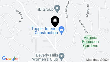 Map of 1118 TOWER Road, Beverly Hills CA, 90210