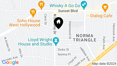 Map of 930 N Doheny Dr Unit: 311, West Hollywood CA, 90069