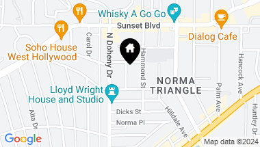 Map of 930 N Wetherly Dr Unit: 204, West Hollywood CA, 90069