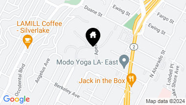 Map of 1725 APEX Avenue, Los Angeles CA, 90026