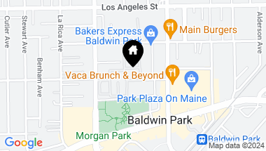 Map of 571 Park Shadow Court, Baldwin Park CA, 91706