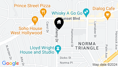 Map of 960 N Doheny Dr Unit: 301, West Hollywood CA, 90069