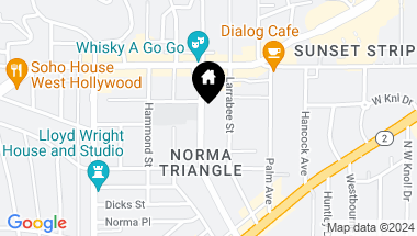 Map of 960 N San Vicente Blvd Unit: #9, West Hollywood CA, 90069