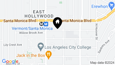 Map of 4520 Willow Brook Ave, Los Angeles CA, 90029