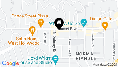 Map of 9040 W Sunset Boulevard 907, West Hollywood CA, 90069