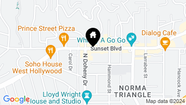 Map of 9040 W Sunset Boulevard 1001, West Hollywood CA, 90069